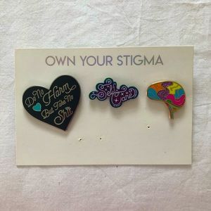 SnarkyCo 'Own Your Stigma' Pins